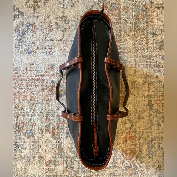 Dooney & Bourke Black Saffiano Leather Tote Bag - Picture 4 of 7